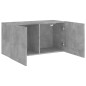 vidaXL TV-Wandschrank Betongrau 80x30x41 cm vidaXL TV-Wandschrank Betongrau 80x30x41 cm