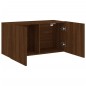 vidaXL TV-Wandschrank Braun Eichen-Optik 80x30x41 cm vidaXL TV-Wandschrank Braun Eichen-Optik 80x30x41 cm