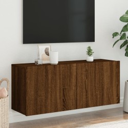 vidaXL TV-Wandschrank Braun Eichen-Optik 100x30x41 cm