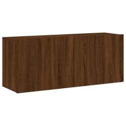 vidaXL TV-Wandschrank Braun Eichen-Optik 100x30x41 cm
