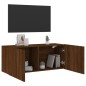 vidaXL TV-Wandschrank Braun Eichen-Optik 100x30x41 cm vidaXL TV-Wandschrank Braun Eichen-Optik 100x30x41 cm