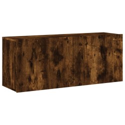 vidaXL TV-Wandschrank Räuchereiche 100x30x41 cm