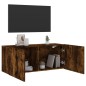 vidaXL TV-Wandschrank Räuchereiche 100x30x41 cm vidaXL TV-Wandschrank Räuchereiche 100x30x41 cm