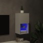 vidaXL TV-Schrank mit LED-Leuchten Weiß 30,5x30x60 cm vidaXL TV-Schrank mit LED-Leuchten Weiß 30,5x30x60 cm