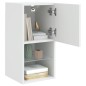 vidaXL TV-Schrank mit LED-Leuchten Weiß 30,5x30x60 cm vidaXL TV-Schrank mit LED-Leuchten Weiß 30,5x30x60 cm