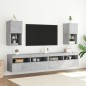 vidaXL TV-Schrank mit LED-Leuchten Betongrau 30,5x30x60 cm vidaXL TV-Schrank mit LED-Leuchten Betongrau 30,5x30x60 cm