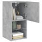 vidaXL TV-Schrank mit LED-Leuchten Betongrau 30,5x30x60 cm vidaXL TV-Schrank mit LED-Leuchten Betongrau 30,5x30x60 cm