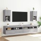 vidaXL TV-Schränke mit LED-Leuchten 2 Stk. Grau Sonoma 30,5x30x60 cm vidaXL TV-Schränke mit LED-Leuchten 2 Stk. Grau Sonoma 30,5x30x60 cm