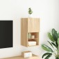 vidaXL TV-Schrank mit LED-Leuchten Sonoma-Eiche 30,5x30x60 cm vidaXL TV-Schrank mit LED-Leuchten Sonoma-Eiche 30,5x30x60 cm