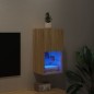vidaXL TV-Schrank mit LED-Leuchten Sonoma-Eiche 30,5x30x60 cm vidaXL TV-Schrank mit LED-Leuchten Sonoma-Eiche 30,5x30x60 cm
