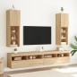 vidaXL TV-Schrank mit LED-Leuchten Sonoma-Eiche 30,5x30x102 cm vidaXL TV-Schrank mit LED-Leuchten Sonoma-Eiche 30,5x30x102 cm