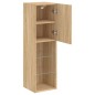 vidaXL TV-Schrank mit LED-Leuchten Sonoma-Eiche 30,5x30x102 cm vidaXL TV-Schrank mit LED-Leuchten Sonoma-Eiche 30,5x30x102 cm