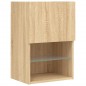 vidaXL TV-Schrank mit LED-Leuchten Sonoma-Eiche 40,5x30x60 cm vidaXL TV-Schrank mit LED-Leuchten Sonoma-Eiche 40,5x30x60 cm