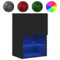 vidaXL TV-Schrank mit LED-Leuchten Schwarz 40,5x30x60 cm vidaXL TV-Schrank mit LED-Leuchten Schwarz 40,5x30x60 cm