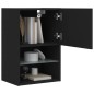 vidaXL TV-Schrank mit LED-Leuchten Schwarz 40,5x30x60 cm vidaXL TV-Schrank mit LED-Leuchten Schwarz 40,5x30x60 cm