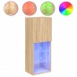 vidaXL TV-Schrank mit LED-Leuchten Sonoma-Eiche 40,5x30x102 cm vidaXL TV-Schrank mit LED-Leuchten Sonoma-Eiche 40,5x30x102 cm