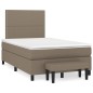 vidaXL Boxspringbett mit Matratze Taupe 120x200 cm Stoff vidaXL Boxspringbett mit Matratze Taupe 120x200 cm Stoff