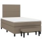 vidaXL Boxspringbett mit Matratze Taupe 120x200 cm Stoff vidaXL Boxspringbett mit Matratze Taupe 120x200 cm Stoff