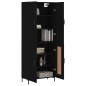 vidaXL Highboard Schwarz 69,5x34x180 cm Holzwerkstoff vidaXL Highboard Schwarz 69,5x34x180 cm Holzwerkstoff