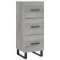 vidaXL Highboard Grau Sonoma 34,5x34x180 cm Holzwerkstoff vidaXL Highboard Grau Sonoma 34,5x34x180 cm Holzwerkstoff