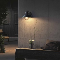 Philips myGarden Wandleuchte Hoverfly 1x60 W Schwarz 1723730PN