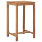 vidaXL Outdoor-Bartisch 60x60x105 Massivholz Teak vidaXL Outdoor-Bartisch 60x60x105 Massivholz Teak
