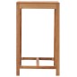 vidaXL Outdoor-Bartisch 60x60x105 Massivholz Teak vidaXL Outdoor-Bartisch 60x60x105 Massivholz Teak