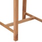 vidaXL Outdoor-Bartisch 60x60x105 Massivholz Teak vidaXL Outdoor-Bartisch 60x60x105 Massivholz Teak