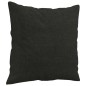 vidaXL 2-Sitzer-Sofa mit Zierkissen Schwarz 140 cm Stoff vidaXL 2-Sitzer-Sofa mit Zierkissen Schwarz 140 cm Stoff