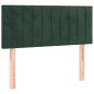vidaXL Boxspringbett mit Matratze Dunkelgrün 90x190 cm Samt vidaXL Boxspringbett mit Matratze Dunkelgrün 90x190 cm Samt