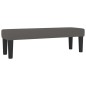vidaXL Boxspringbett mit Matratze Grau 200x200 cm Kunstleder vidaXL Boxspringbett mit Matratze Grau 200x200 cm Kunstleder
