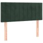 vidaXL Boxspringbett mit Matratze Dunkelgrün 90x190 cm Samt vidaXL Boxspringbett mit Matratze Dunkelgrün 90x190 cm Samt