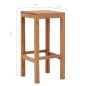 vidaXL Barhocker 4 Stk. Massivholz Teak vidaXL Barhocker 4 Stk. Massivholz Teak