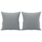 vidaXL 3-Sitzer-Sofa mit Zierkissen Hellgrau 180 cm Stoff vidaXL 3-Sitzer-Sofa mit Zierkissen Hellgrau 180 cm Stoff