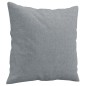 vidaXL 3-Sitzer-Sofa mit Zierkissen Hellgrau 180 cm Stoff vidaXL 3-Sitzer-Sofa mit Zierkissen Hellgrau 180 cm Stoff