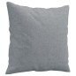 vidaXL 2-Sitzer-Sofa mit Zierkissen Hellgrau 140 cm Stoff vidaXL 2-Sitzer-Sofa mit Zierkissen Hellgrau 140 cm Stoff