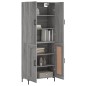 vidaXL Highboard Grau Sonoma 69,5x34x180 cm Holzwerkstoff vidaXL Highboard Grau Sonoma 69,5x34x180 cm Holzwerkstoff