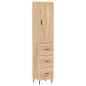 vidaXL Highboard Sonoma-Eiche 34,5x34x180 cm Holzwerkstoff vidaXL Highboard Sonoma-Eiche 34,5x34x180 cm Holzwerkstoff