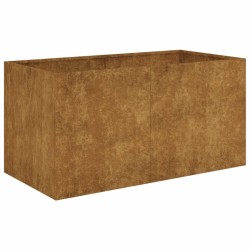 vidaXL Pflanzkübel 80x40x40 cm Cortenstahl
