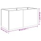 vidaXL Pflanzkübel 80x40x40 cm Cortenstahl vidaXL Pflanzkübel 80x40x40 cm Cortenstahl