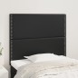 vidaXL Kopfteile 2 Stk. Schwarz 100x5x78/88 cm Kunstleder vidaXL Kopfteile 2 Stk. Schwarz 100x5x78/88 cm Kunstleder