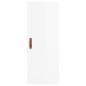 Highboard Hochglanz-Weiß 34,5x34x180 cm Holzwerkstoff Highboard Hochglanz-Weiß 34,5x34x180 cm Holzwerkstoff