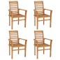vidaXL 5-tlg. Garten-Essgruppe Massivholz Teak vidaXL 5-tlg. Garten-Essgruppe Massivholz Teak