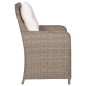 9-tlg. Garten-Essgruppe Poly Rattan Braun 9-tlg. Garten-Essgruppe Poly Rattan Braun