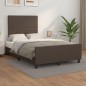 vidaXL Bettgestell mit Kopfteil Braun 120x200 cm Kunstleder vidaXL Bettgestell mit Kopfteil Braun 120x200 cm Kunstleder
