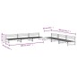 vidaXL 6-tlg. Garten-Lounge-Set Grau Massivholz Kiefer vidaXL 6-tlg. Garten-Lounge-Set Grau Massivholz Kiefer