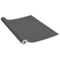 Möbelfolien Selbstklebend 2 Stk. Grau 500x90 cm PVC Möbelfolien Selbstklebend 2 Stk. Grau 500x90 cm PVC