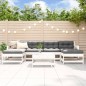 vidaXL 7-tlg. Garten-Lounge-Set Weiß Massivholz Kiefer vidaXL 7-tlg. Garten-Lounge-Set Weiß Massivholz Kiefer