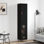 vidaXL Highboard Schwarz 34,5x34x180 cm Holzwerkstoff vidaXL Highboard Schwarz 34,5x34x180 cm Holzwerkstoff