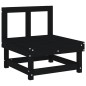 vidaXL 6-tlg. Garten-Lounge-Set Schwarz Massivholz Kiefer vidaXL 6-tlg. Garten-Lounge-Set Schwarz Massivholz Kiefer
